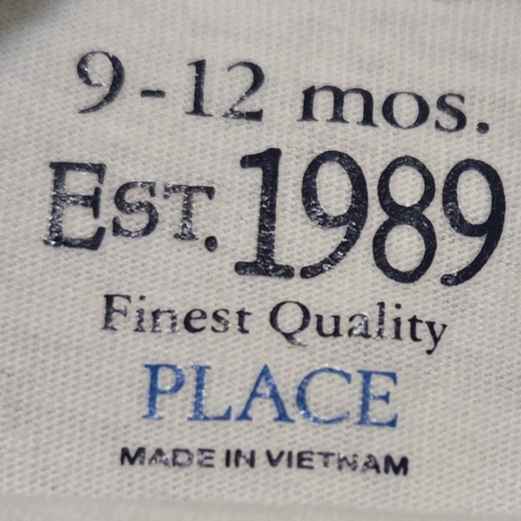 9/12 Months Shamrock Rock White 100% Cotton T-Shirt New - Picture 2 of 5